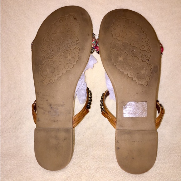 Not Rated Flat Rhinestone Sandals - Picture 8 of 8